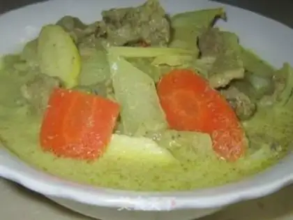 Make Green curry beef step 5