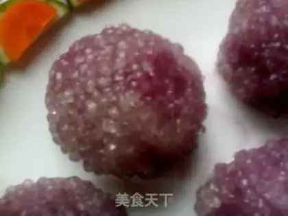 Make Steamed purple sweet potatoes with tartar step 2