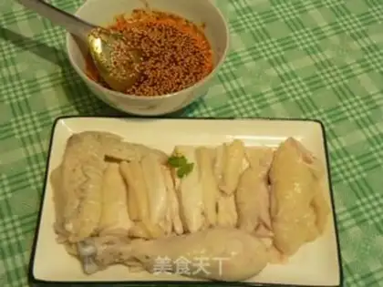 Make Spicy saliva chicken step 11