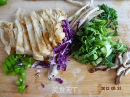 Make fried cake step 1