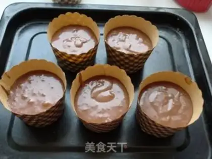Make chocolate cupcakes step 5