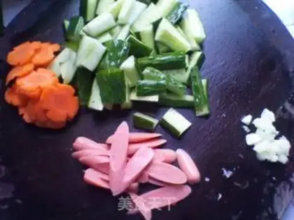 Make Baiyu emerald home-cooked dish step 5