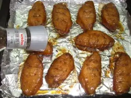 Make Roasted chicken wings with honey sauce step 7