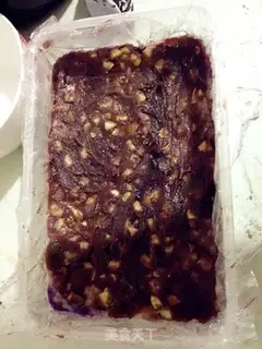 Make Purple sweet potato bean paste cold cake step 6