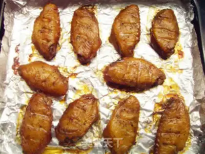 Make Roasted chicken wings with honey sauce step 8