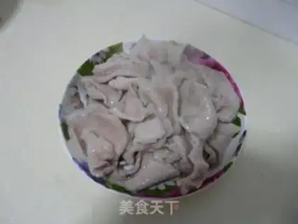 Make boiled pork slices step 4