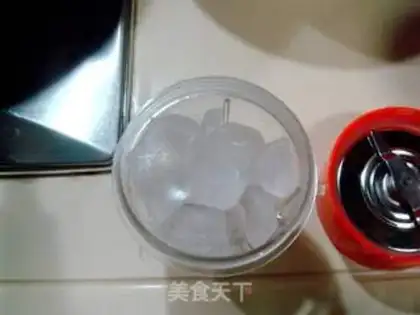 Make Cold shrimp with ice fruit kudzu powder step 2