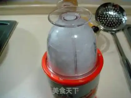 Make Cold shrimp with ice fruit kudzu powder step 3