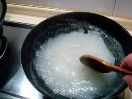 Make Cold shrimp with ice fruit kudzu powder step 5