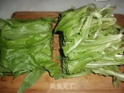 Make stir-fried vegetable with wheat and vegetable step 0