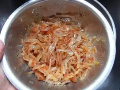 Make Salad jellyfish head step 2