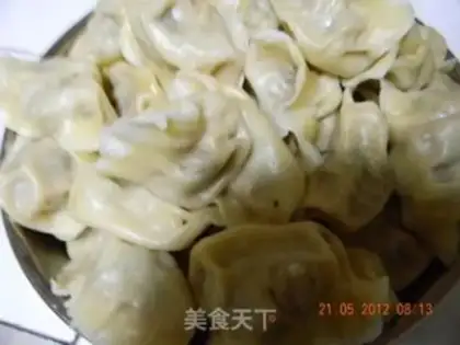 Make Celery stuffed dumplings step 9