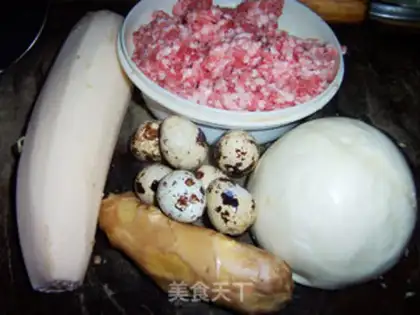 Make Braised elephant eye meatballs step 0