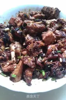 Make Diced rabbit in red oil step 2