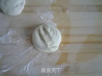 Make egg filling cake step 5