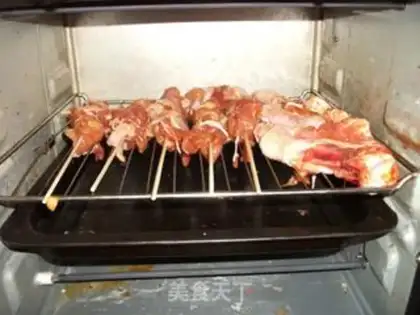 Make chicken skewers step 3