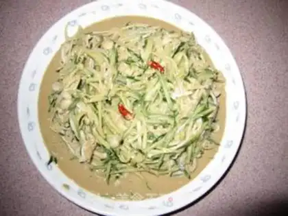 Make Flammulina velutipes with sesame sauce step 2