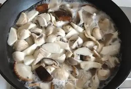 Make Stewed mushroom and yam step 2