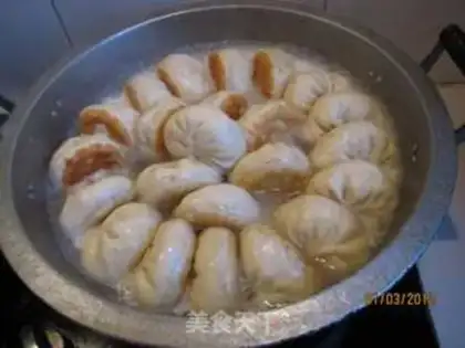 Make Pan-fried buns with leek and pork step 6