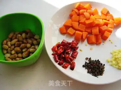 Make Gongbao Potato step 1