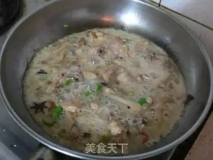 Make Beer stewed chicken nuggets with mushroom step 12