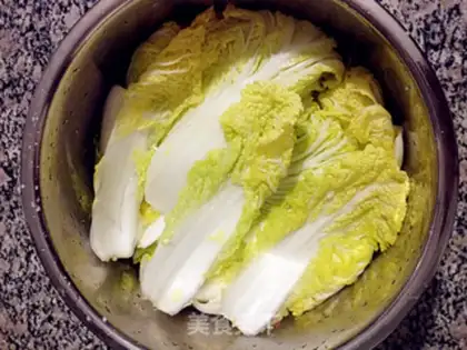 Make Korean spicy cabbage step 1