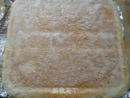 Make Pork floss roll step 14