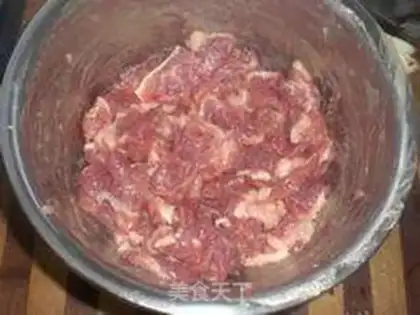 Make Bitter melon stuffed meat step 1