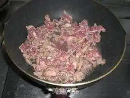 Make Balsam pear and smoothened beef step 3