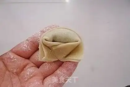 Make Wonton bun method step 12