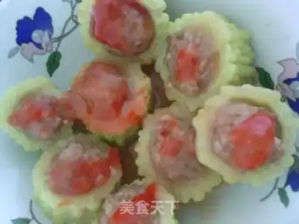 Make Bitter melon stuffed meat step 9