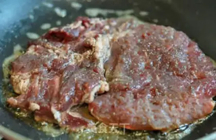 Make French steak with black pepper step 5