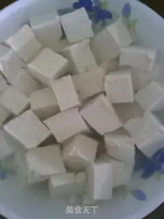 Make mapo tofu step 1