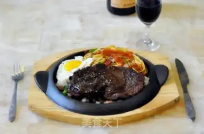Make French steak with black pepper step 8