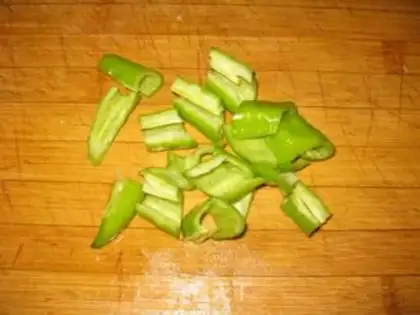 Make stir-fried tofu with pepper step 4
