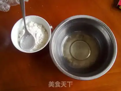 Make Crispy and mung bean cake step 2