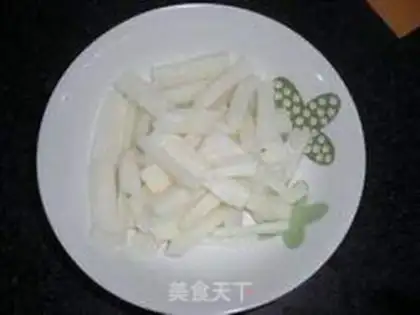 Make stir-fried Chinese yam step 2