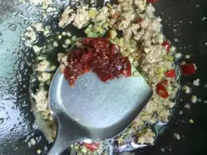 Make mapo tofu step 4