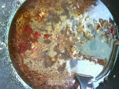 Make mapo tofu step 6