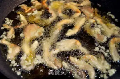 Make fried fresh mushrooms step 5