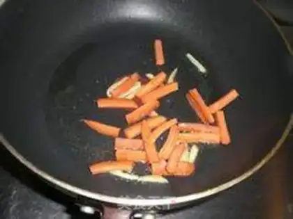 Make stir-fried Chinese yam step 5