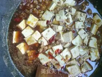 Make mapo tofu step 8