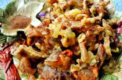 Make fried fresh mushrooms step 8
