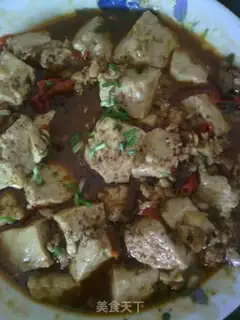 Make mapo tofu step 11