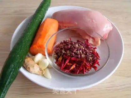 Make Spicy shredded chicken step 0