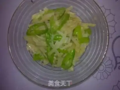Make stir-fried shredded potatoes step 3