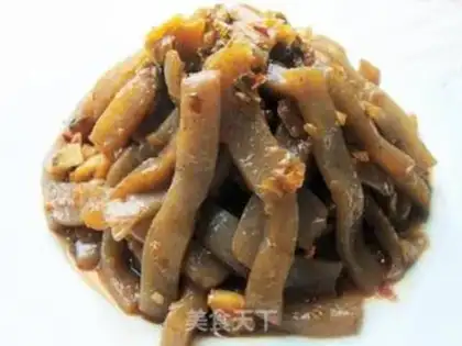 Make stir-fried konjac with pickled cabbage step 5
