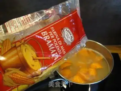 Make Sweet glutinous sweet potato porridge step 2