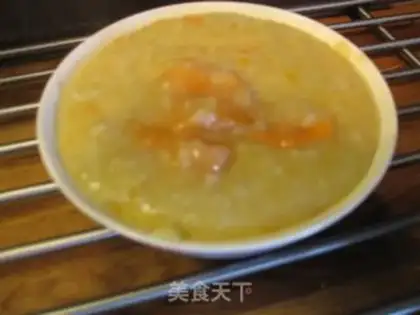 Make Sweet glutinous sweet potato porridge step 3