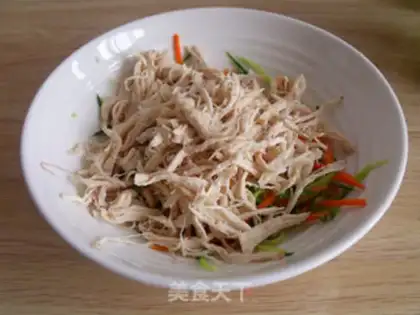 Make Spicy shredded chicken step 7